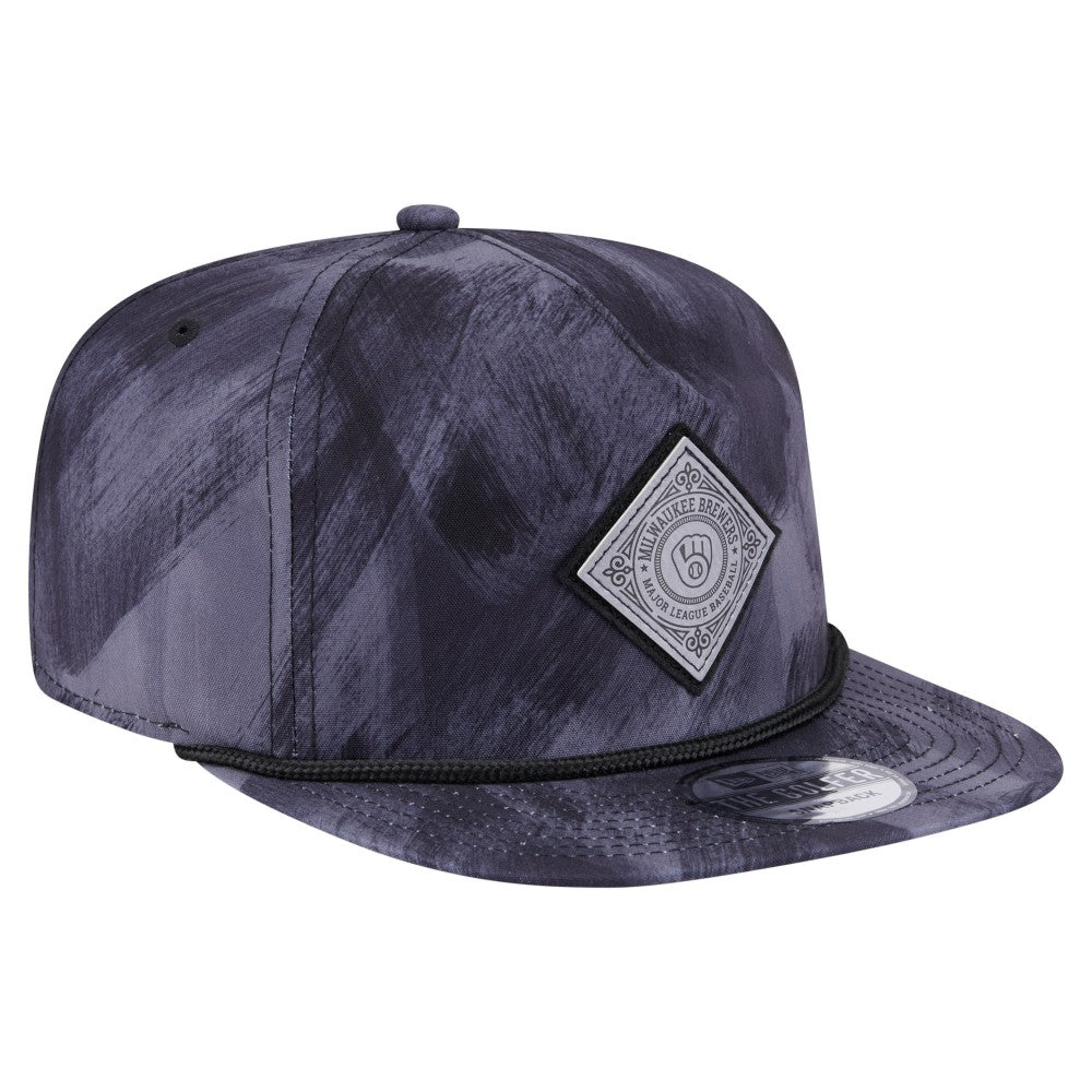 Milwaukee Brewers New Era Printed Golfer Snapback Hat - MLB Hats