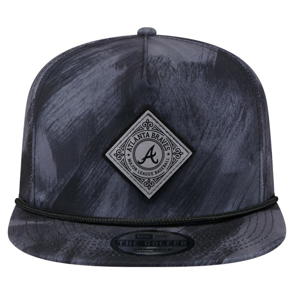 Atlanta Braves New Era Printed Golfer Snapback Hat - MLB Hats