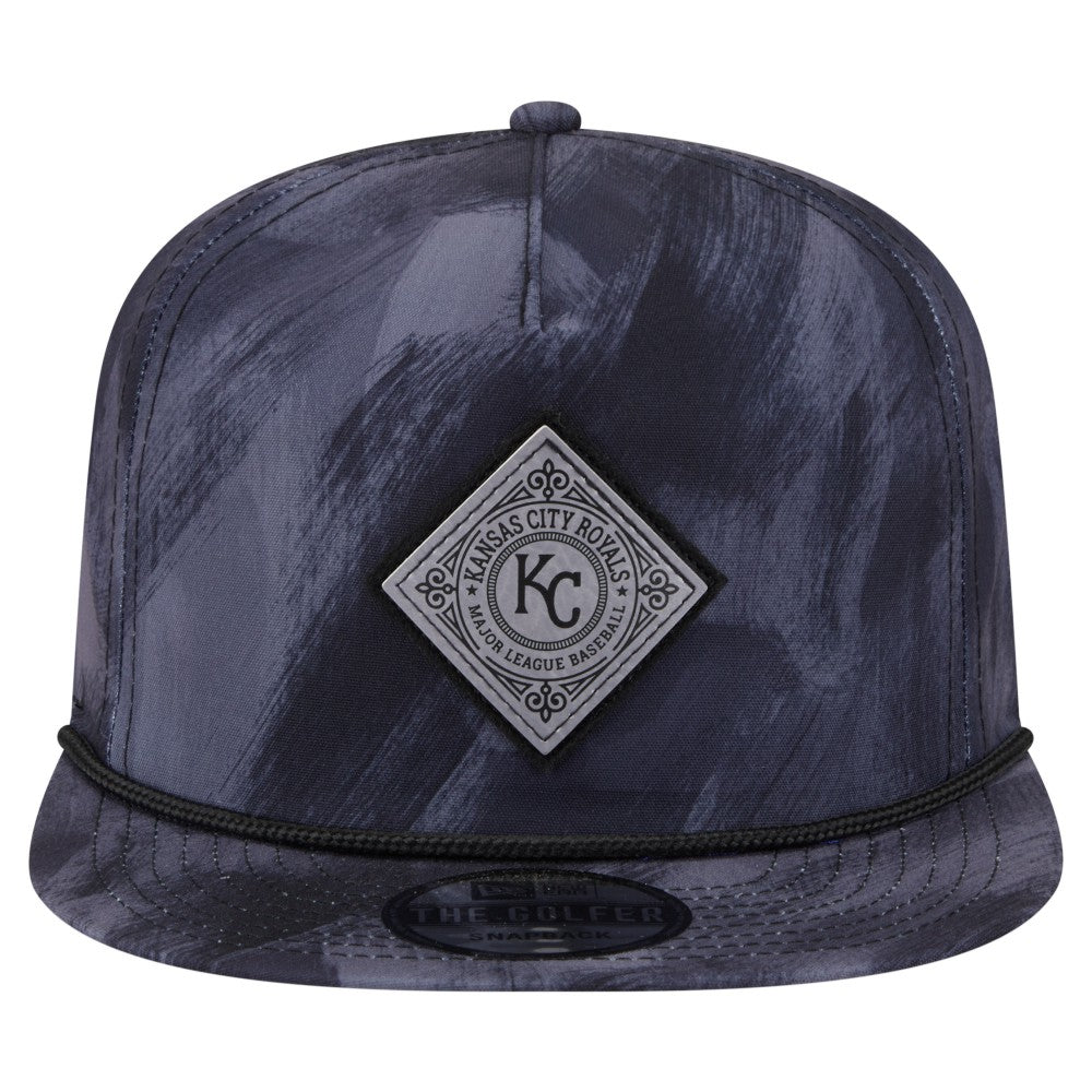 Kansas City Royals New Era Printed Golfer Snapback Hat - MLB Hats