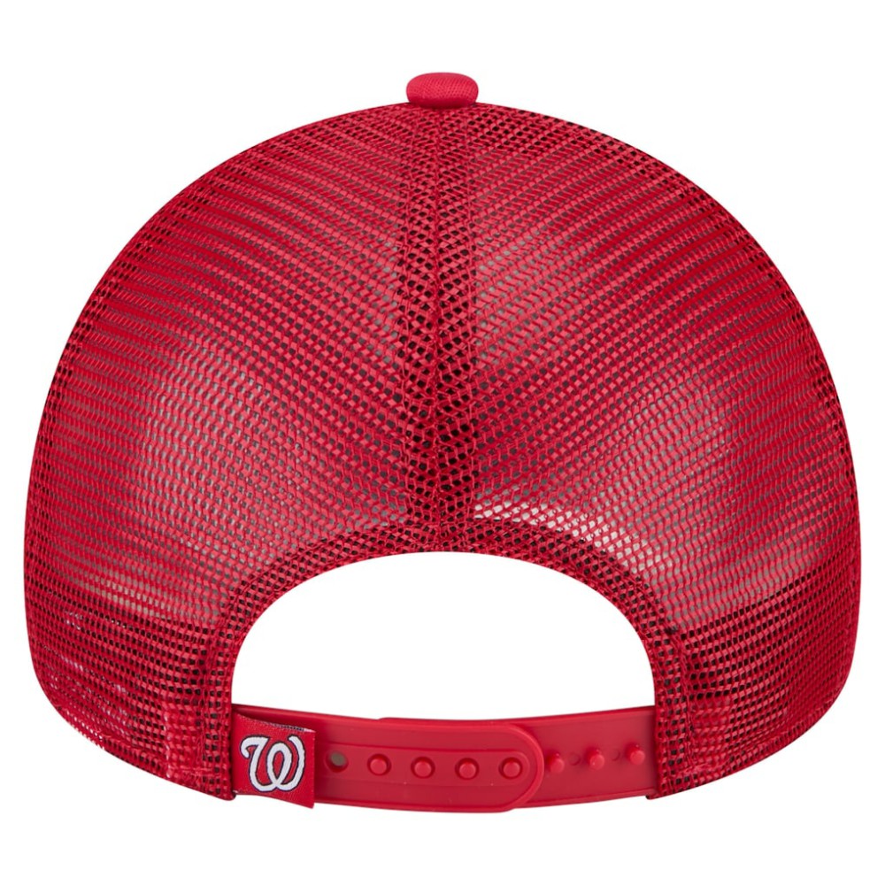 Washington Nationals New Era Distressed 9FORTY A-Frame Adjustable Trucker Hat - MLB Hats