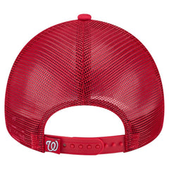 Washington Nationals New Era Distressed 9FORTY A-Frame Adjustable Trucker Hat - MLB Hats