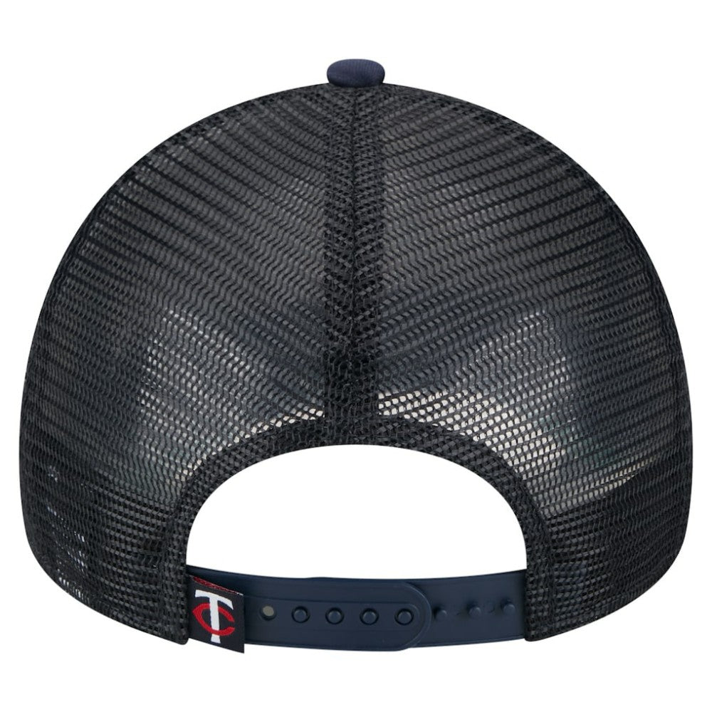 Minnesota Twins New Era Distressed 9FORTY A-Frame Adjustable Trucker Hat - MLB Hats