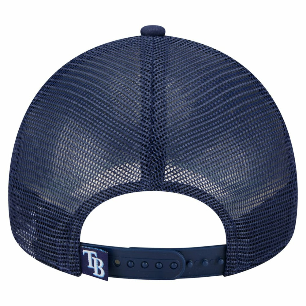 Tampa Bay Rays New Era Distressed 9FORTY A-Frame Adjustable Trucker Hat - MLB Hats