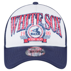 Chicago White Sox New Era Distressed 9FORTY A-Frame Adjustable Trucker Hat - MLB Hats