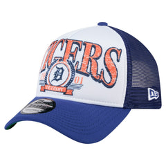 Detroit Tigers New Era Distressed 9FORTY A-Frame Adjustable Trucker Hat - MLB Hats