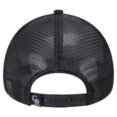 Colorado Rockies New Era Distressed 9FORTY A-Frame Adjustable Trucker Hat - MLB Hats
