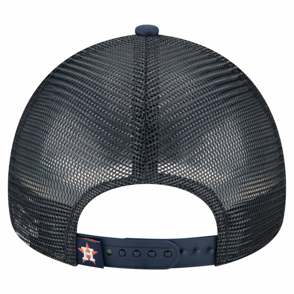 Houston Astros New Era Distressed 9FORTY A-Frame Adjustable Trucker Hat - MLB Hats