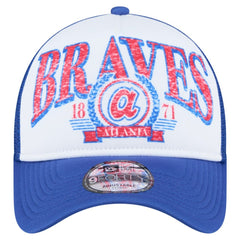 Atlanta Braves New Era Trucker A-Frame 9FORTY Adjustable Hat - MLB Hats