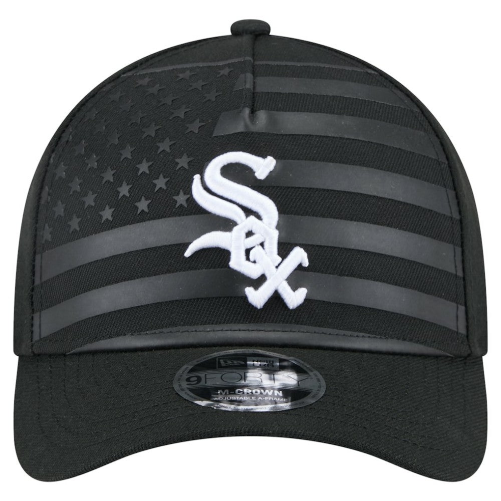 Chicago White Sox New Era American Flag 9FORTY M-Crown A-Frame Adjustable Hat - MLB Hats
