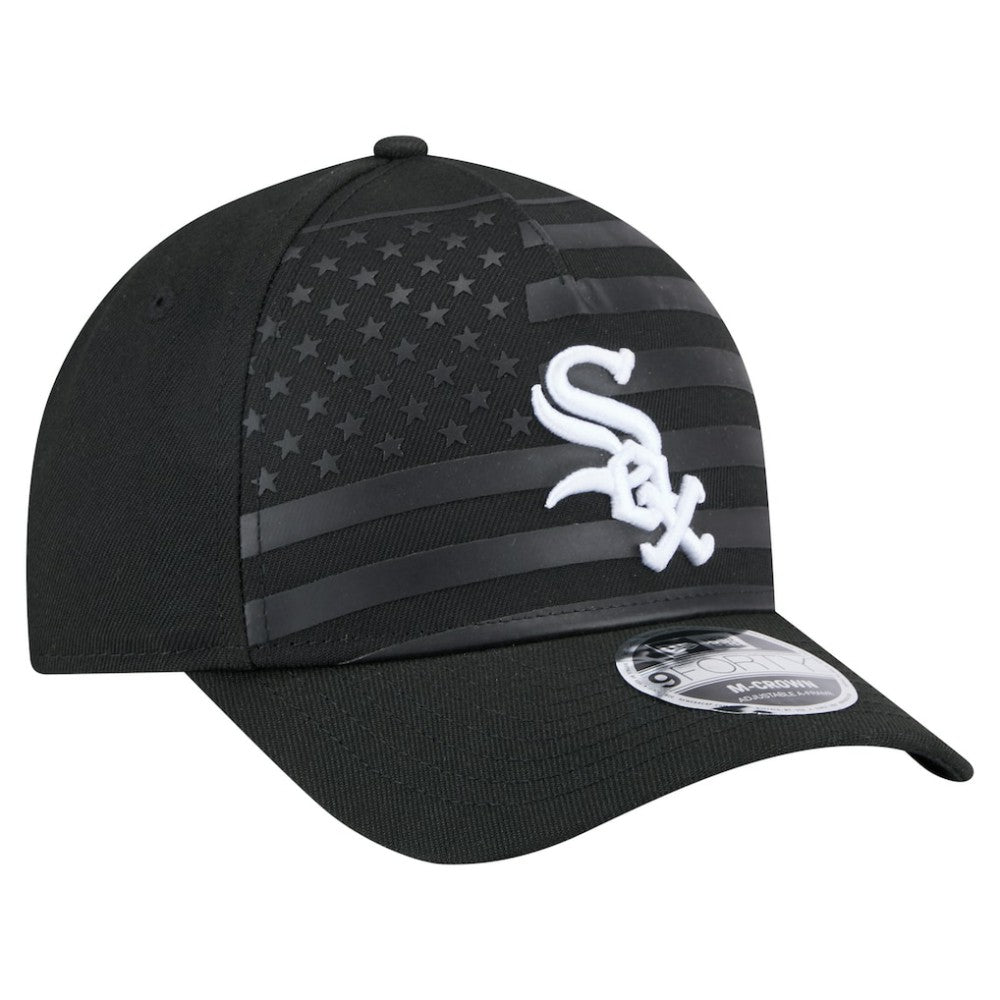 Chicago White Sox New Era American Flag 9FORTY M-Crown A-Frame Adjustable Hat - MLB Hats