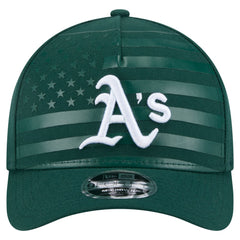 Athletics New Era American Flag 9FORTY M-Crown A-Frame Adjustable Hat - MLB Hats
