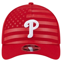 Philadelphia Phillies New Era American Flag 9FORTY M-Crown A-Frame Adjustable Hat - MLB Hats