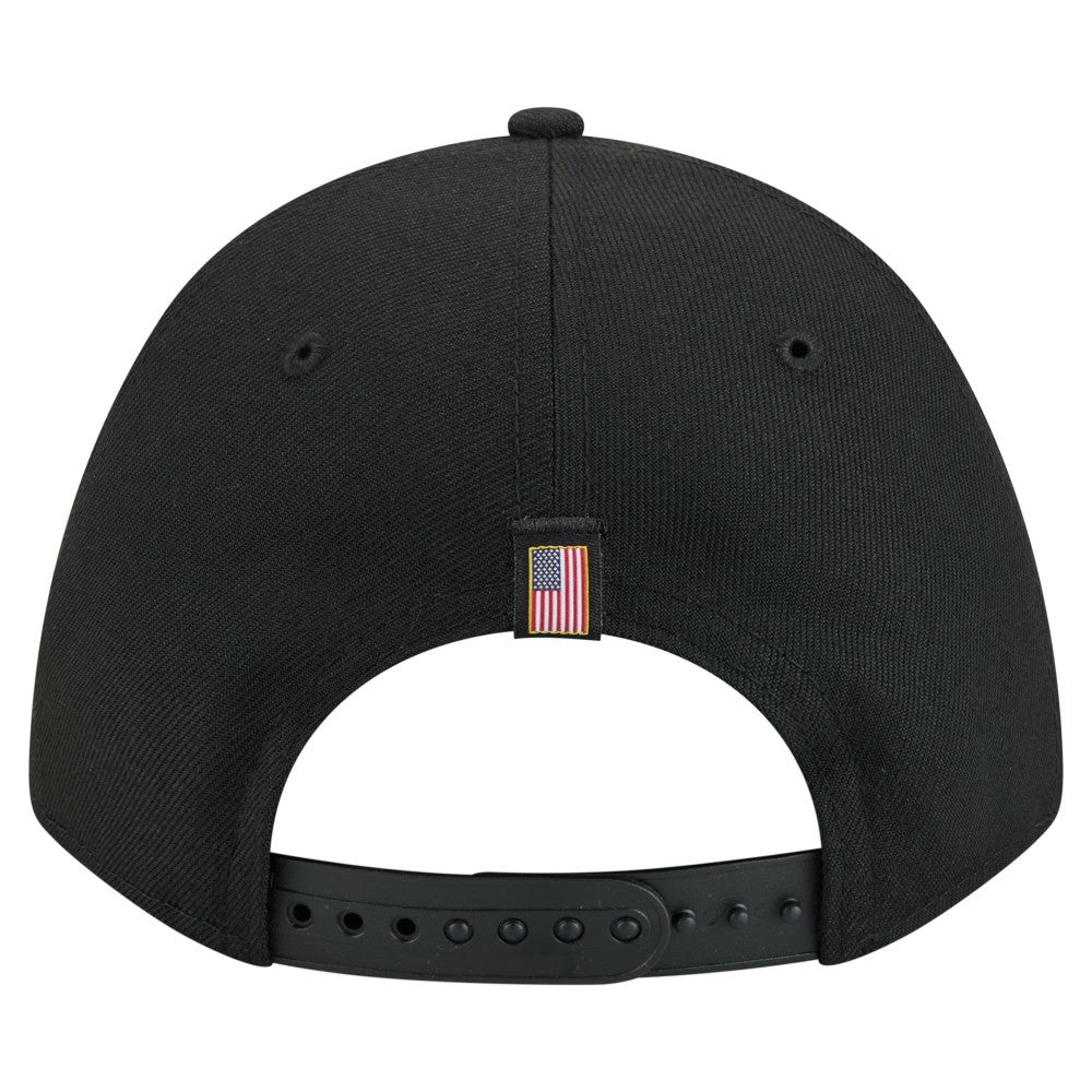 Miami Marlins New Era American Flag 9FORTY M-Crown A-Frame Adjustable Hat - MLB Hats