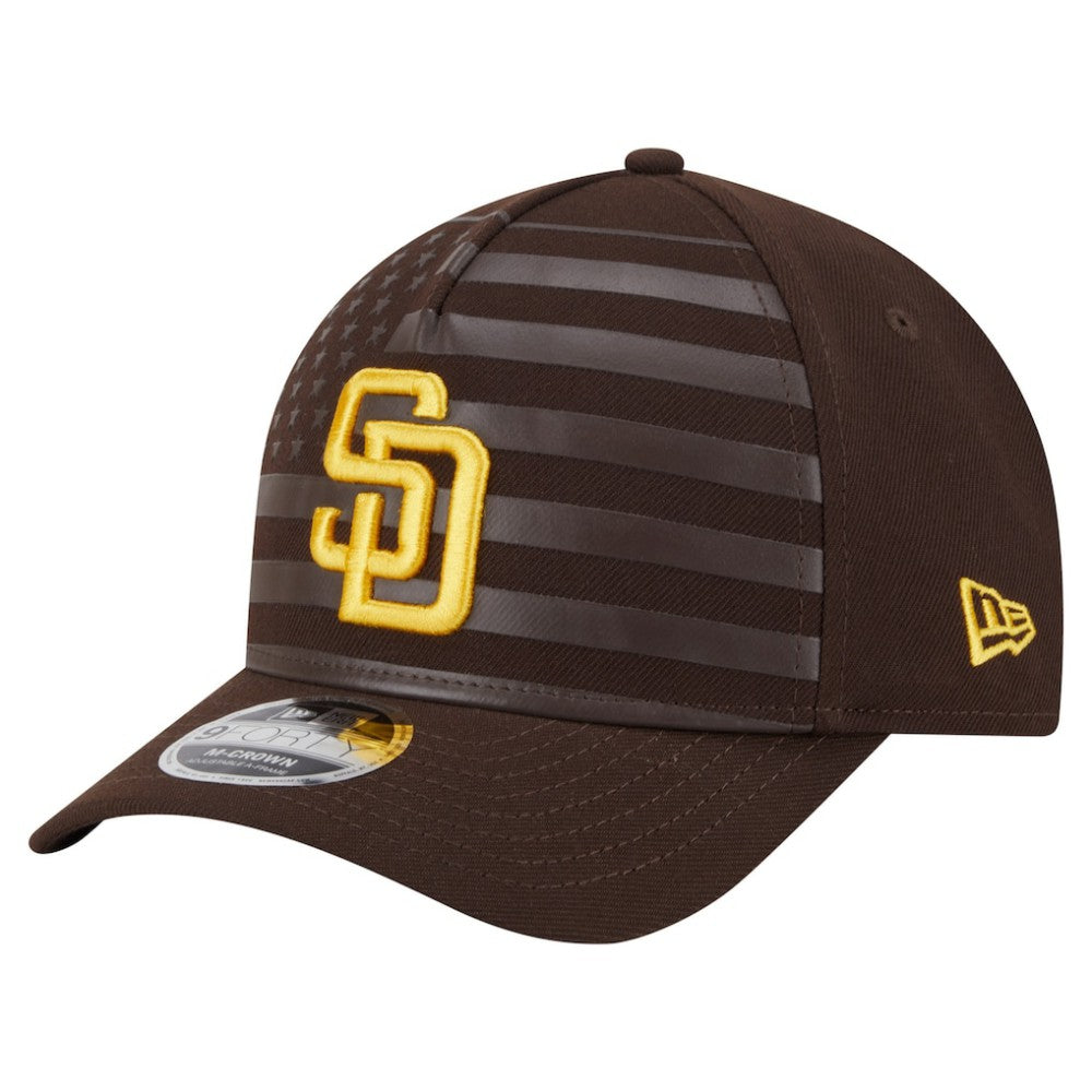 San Diego Padres New Era American Flag 9FORTY M-Crown A-Frame Adjustable Hat - MLB Hats
