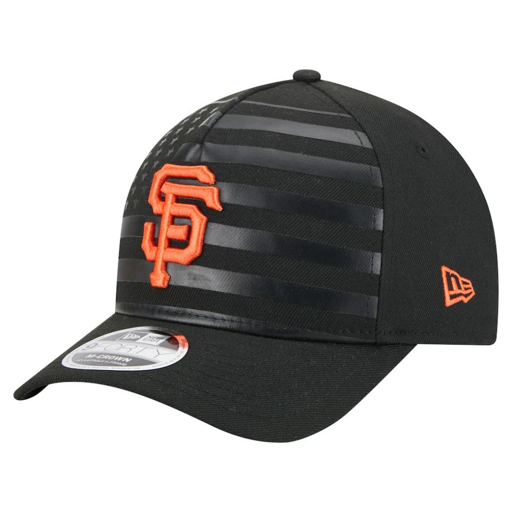 San Francisco Giants New Era American Flag 9FORTY M-Crown A-Frame Adjustable Hat - MLB Hats