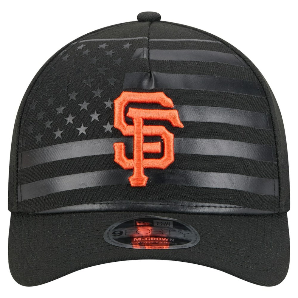 San Francisco Giants New Era American Flag 9FORTY M-Crown A-Frame Adjustable Hat - MLB Hats