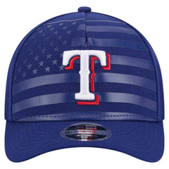 Texas Rangers New Era American Flag 9FORTY M-Crown A-Frame Adjustable Hat - MLB Hats
