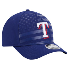 Texas Rangers New Era American Flag 9FORTY M-Crown A-Frame Adjustable Hat - MLB Hats