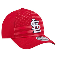 St. Louis Cardinals New Era American Flag 9FORTY M-Crown A-Frame Adjustable Hat - MLB Hats
