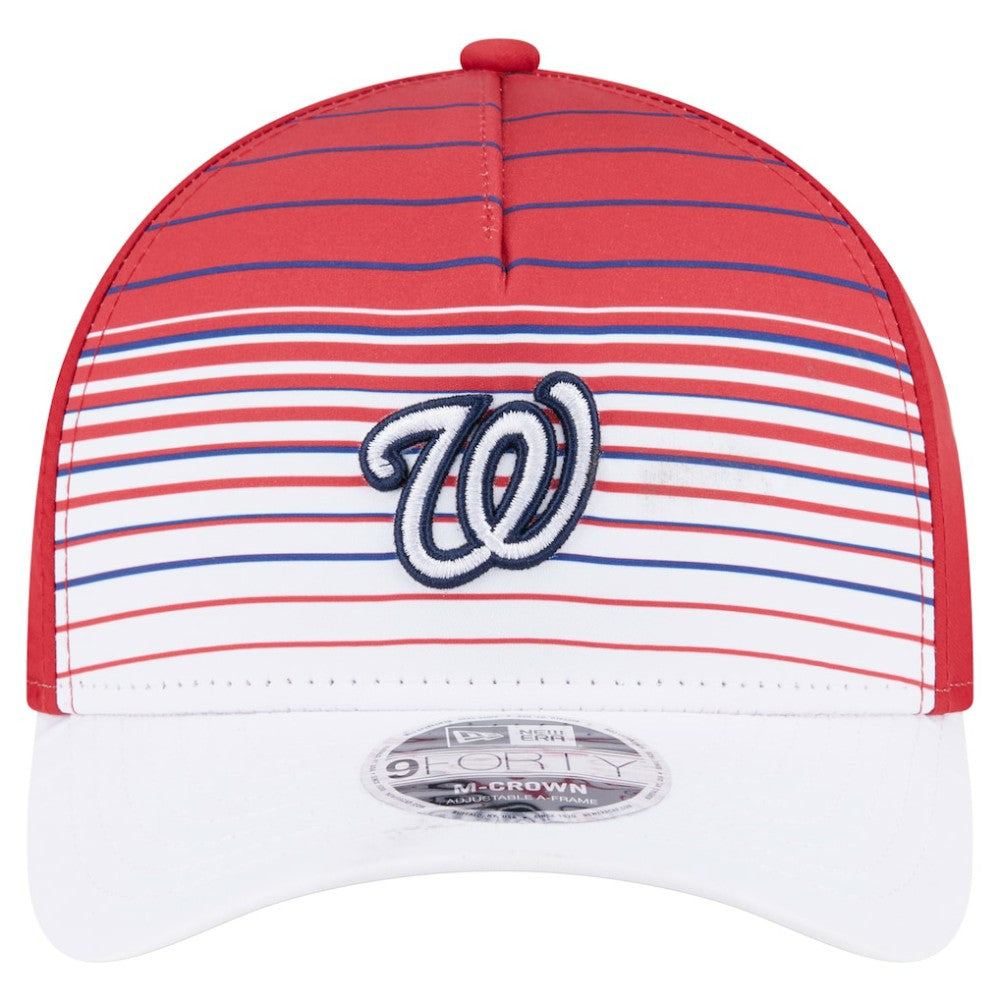 Washington Nationals New Era Gradient 9FORTY M-Crown Adjustable Hat - MLB Hats