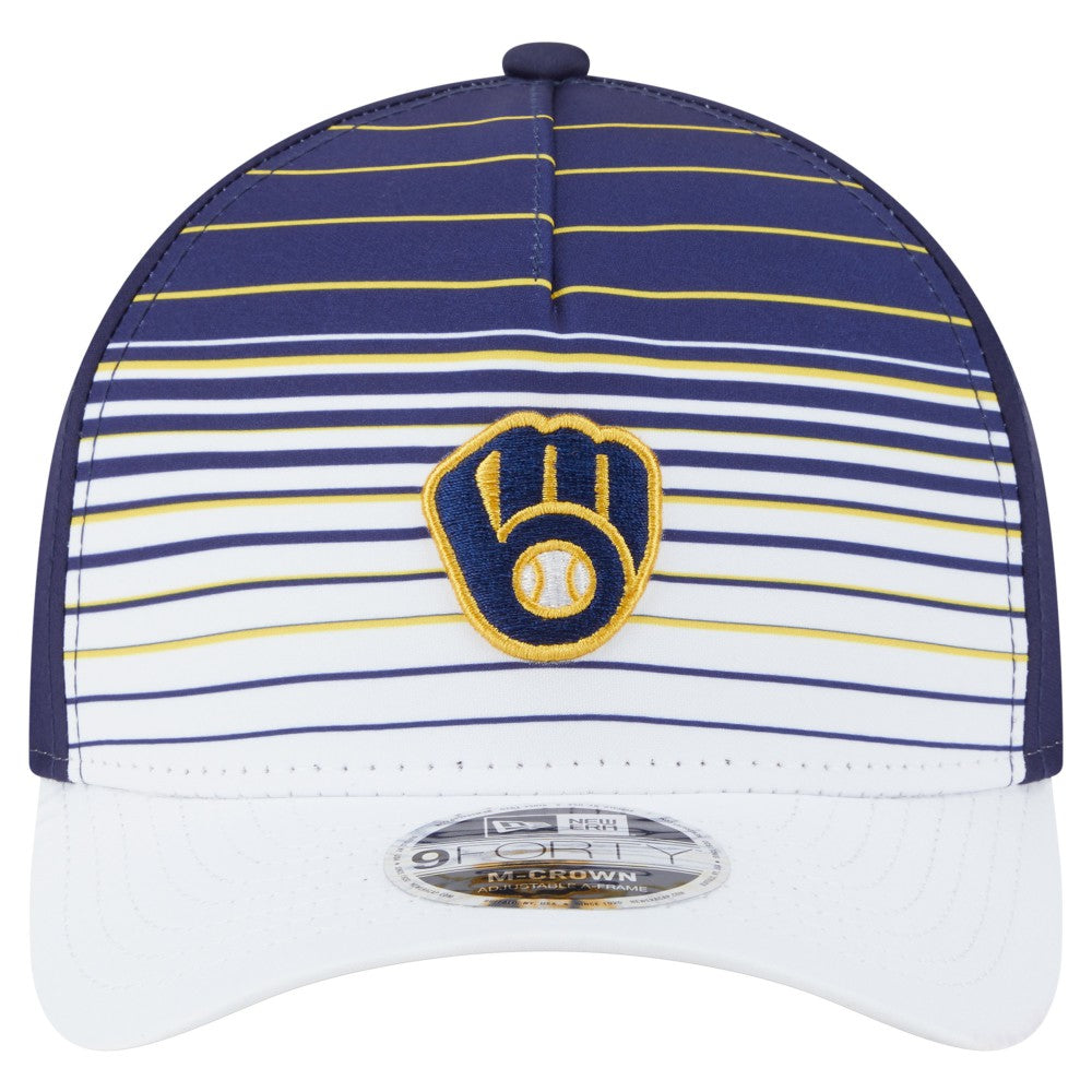 Milwaukee Brewers New Era Gradient 9FORTY M-Crown Adjustable Hat - MLB Hats