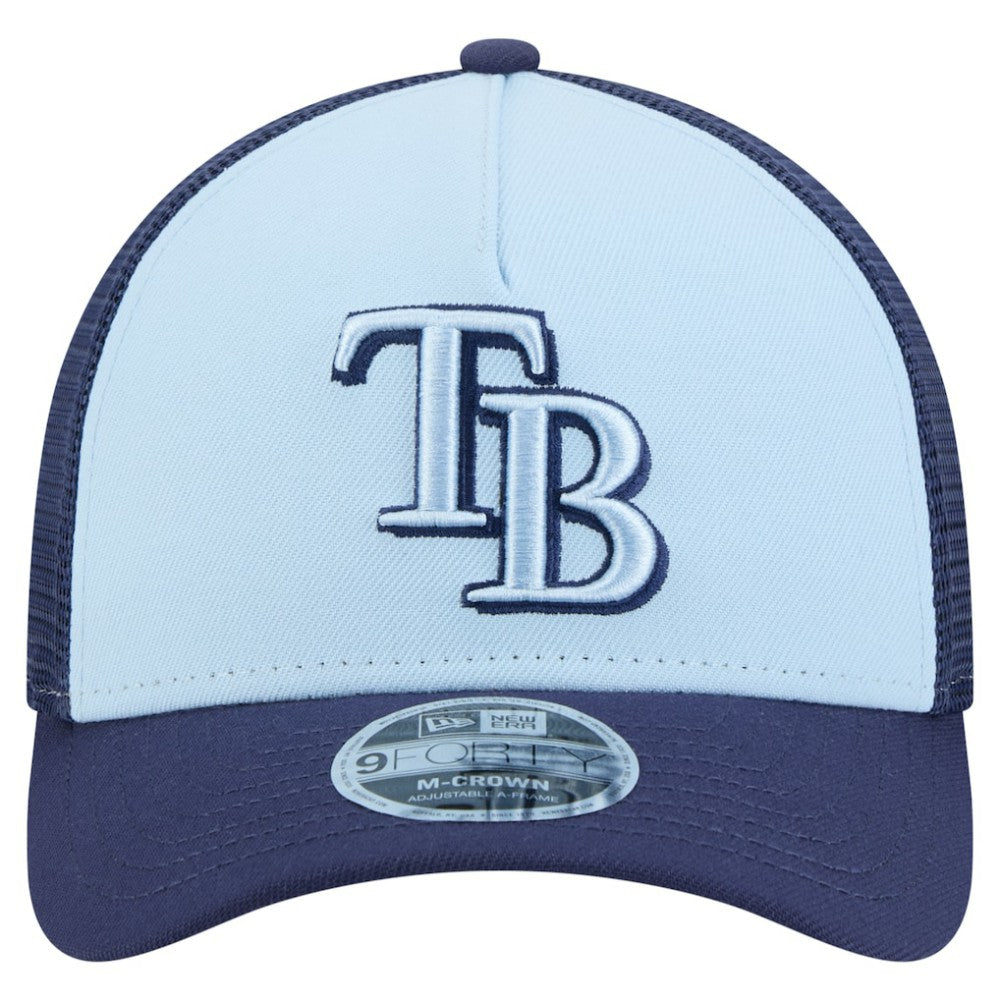 Tampa Bay Rays New Era 2-Tone Color Pack 9FORTY M-Crown A-Frame Adjustable Hat - MLB Hats