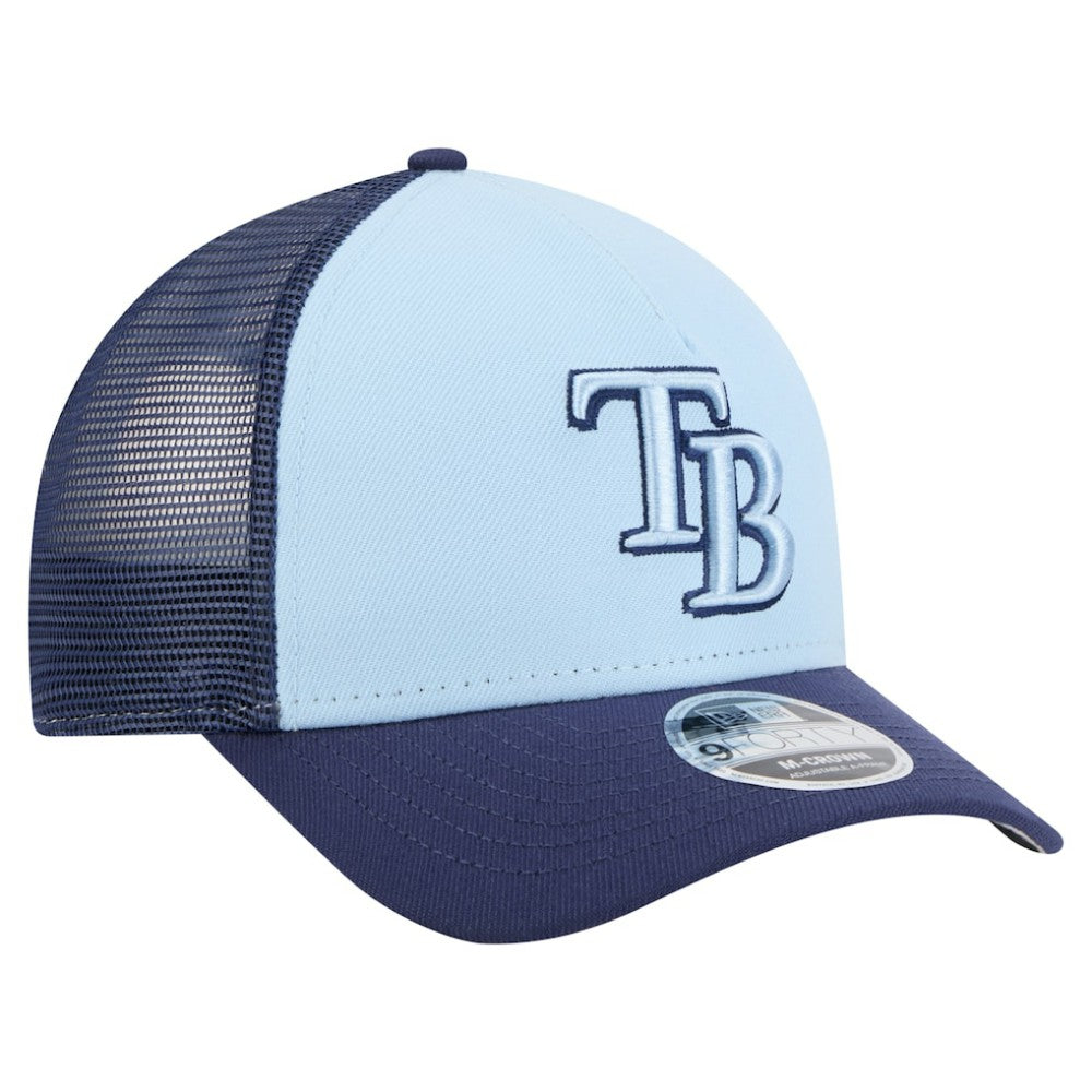 Tampa Bay Rays New Era 2-Tone Color Pack 9FORTY M-Crown A-Frame Adjustable Hat - MLB Hats