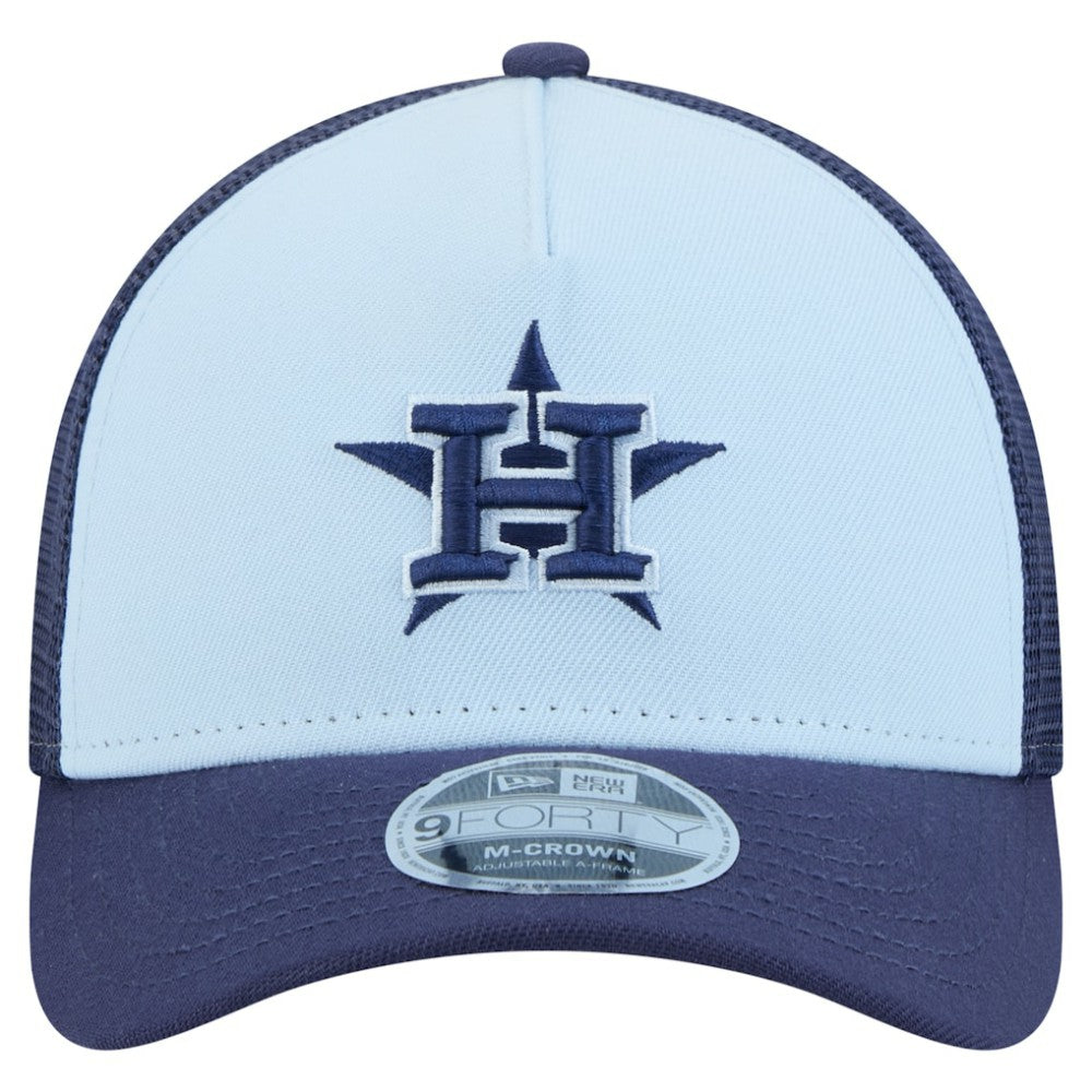Houston Astros New Era 2-Tone Color Pack 9FORTY M-Crown A-Frame Adjustable Hat - MLB Hats