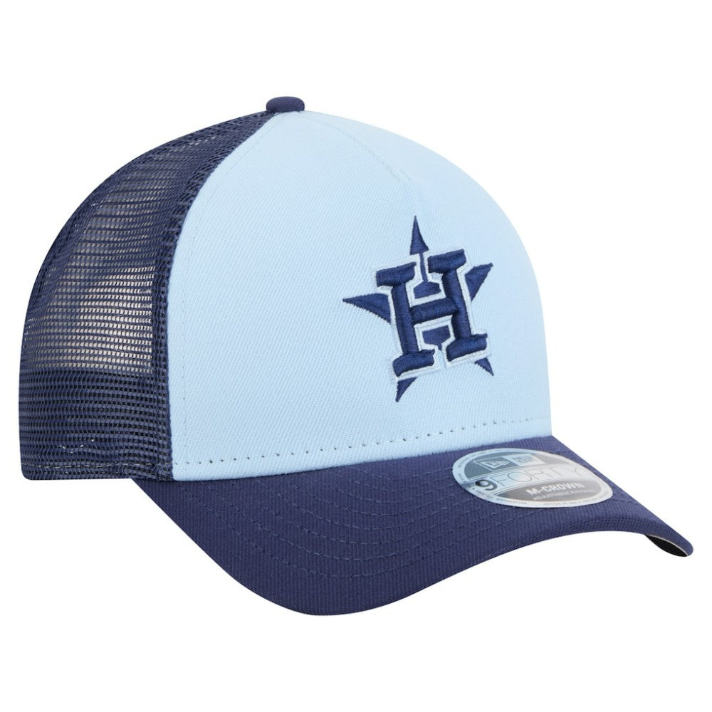Houston Astros New Era 2-Tone Color Pack 9FORTY M-Crown A-Frame Adjustable Hat - MLB Hats