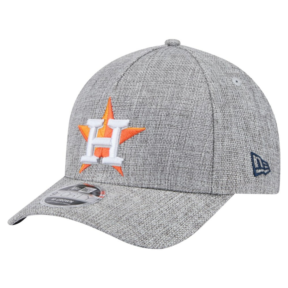 Houston Astros New Era Cotton Weave M-Crown A-Frame 9FORTY Adjustable Hat - MLB Hats