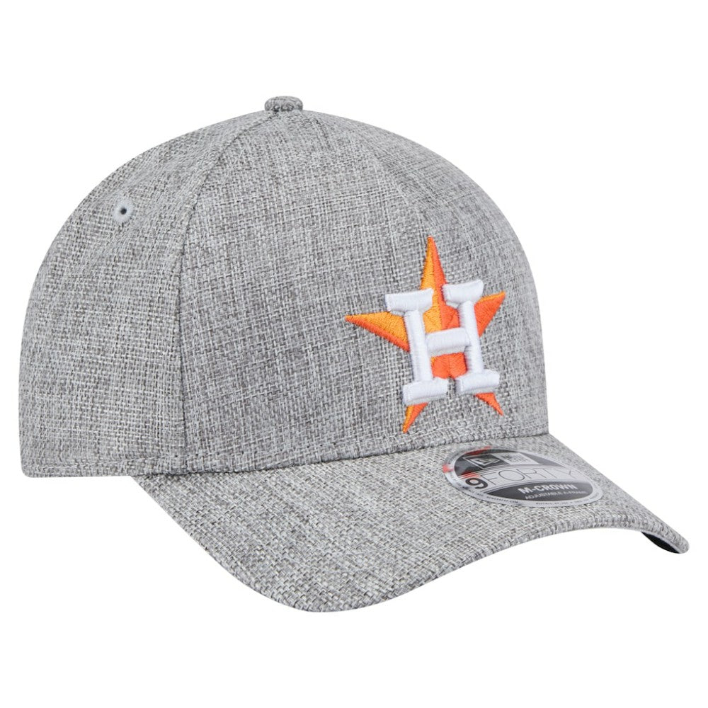 Houston Astros New Era Cotton Weave M-Crown A-Frame 9FORTY Adjustable Hat - MLB Hats
