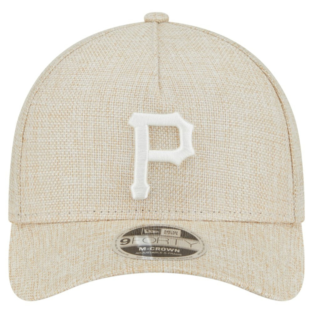 Pittsburgh Pirates New Era Cotton Weave M-Crown A-Frame 9FORTY Adjustable Hat - MLB Hats