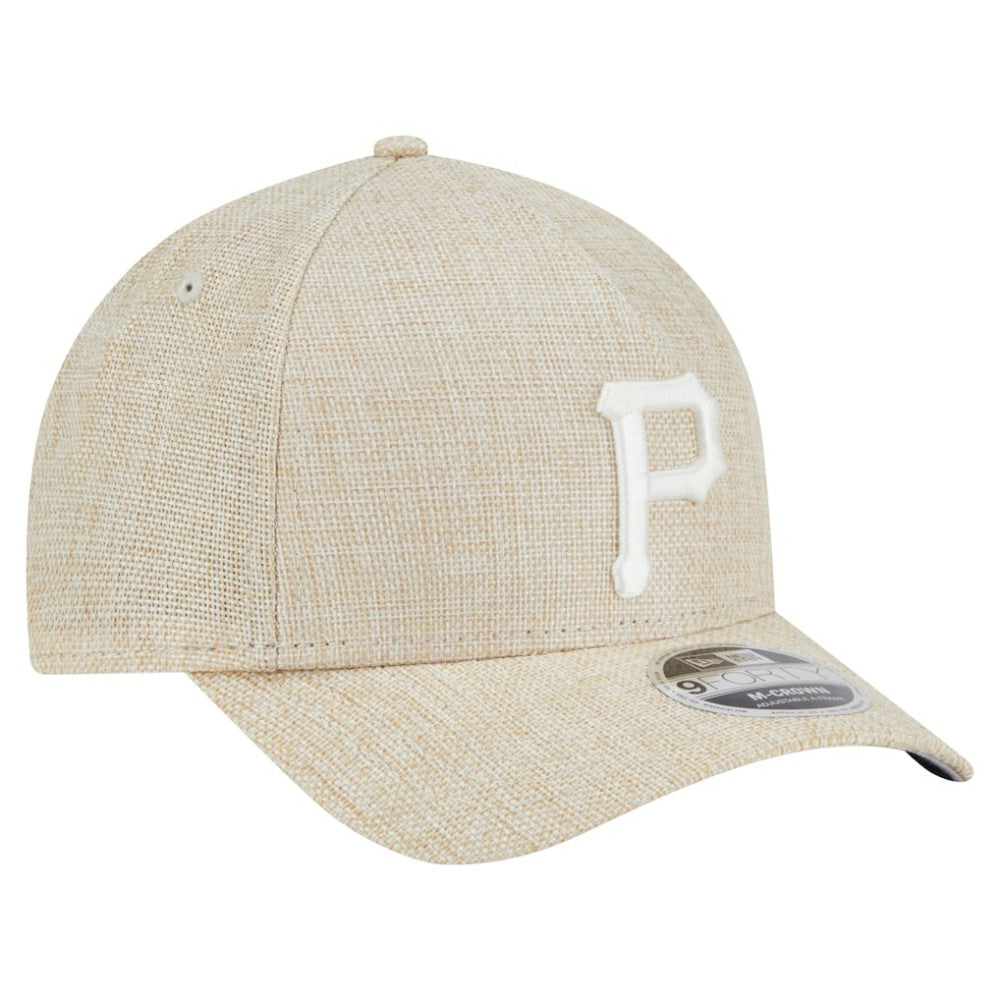 Pittsburgh Pirates New Era Cotton Weave M-Crown A-Frame 9FORTY Adjustable Hat - MLB Hats