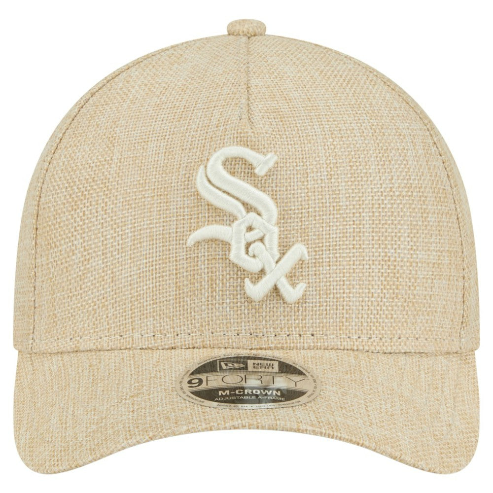 Chicago White Sox New Era Cotton Weave M-Crown A-Frame 9FORTY Adjustable Hat - MLB Hats