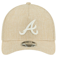Atlanta Braves New Era Cotton Weave M-Crown A-Frame 9FORTY Adjustable Hat - MLB Hats