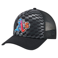 Athletics New Era Gradient 9FORTY A-Frame M-Crown Trucker Adjustable Hat - MLB Hats