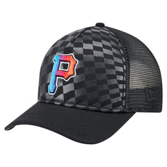 Pittsburgh Pirates New Era Gradient 9FORTY A-Frame M-Crown Trucker Adjustable Hat - MLB Hats