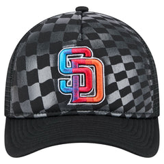 San Diego Padres New Era Gradient 9FORTY A-Frame M-Crown Trucker Adjustable Hat - MLB Hats