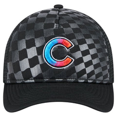 Chicago Cubs New Era Gradient 9FORTY A-Frame M-Crown Trucker Adjustable Hat - MLB Hats
