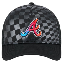 Atlanta Braves New Era Gradient 9FORTY A-Frame M-Crown Trucker Adjustable Hat - MLB Hats