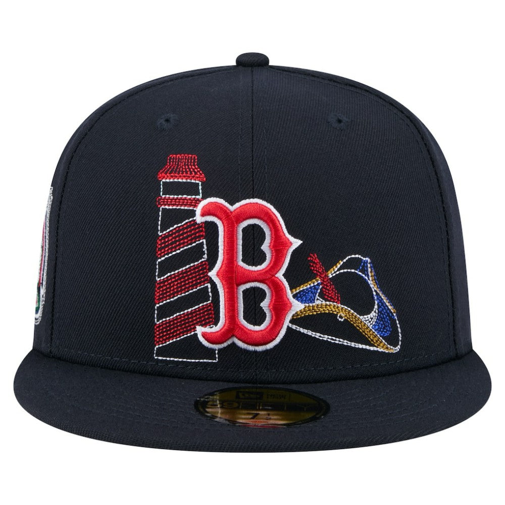 Boston Red Sox New Era State Stitch 59FIFTY Fitted Hat - MLB Hats