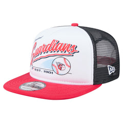 Cleveland Guardians New Era Retro Script Trucker 9FIFTY Snapback Hat - MLB Hats