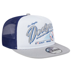 Los Angeles Dodgers New Era Retro Script Trucker 9FIFTY Snapback Hat - MLB Hats
