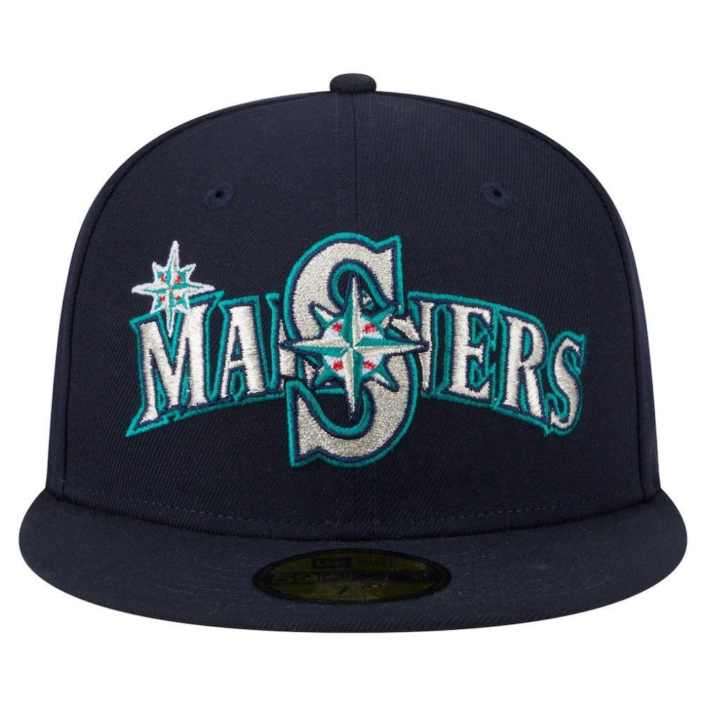 Seattle Mariners New Era Overlap 59FIFTY Fitted Hat - MLB Hats