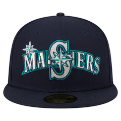 Seattle Mariners New Era Overlap 59FIFTY Fitted Hat - MLB Hats