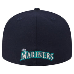 Seattle Mariners New Era Overlap 59FIFTY Fitted Hat - MLB Hats