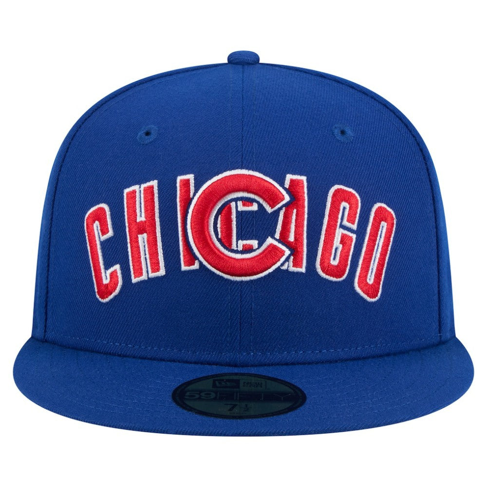 Chicago Cubs New Era Overlap 59FIFTY Fitted Hat - MLB Hats