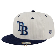 Tampa Bay Rays New Era Two-Tone Corduroy 59FIFTY Fitted Hat - MLB Hats