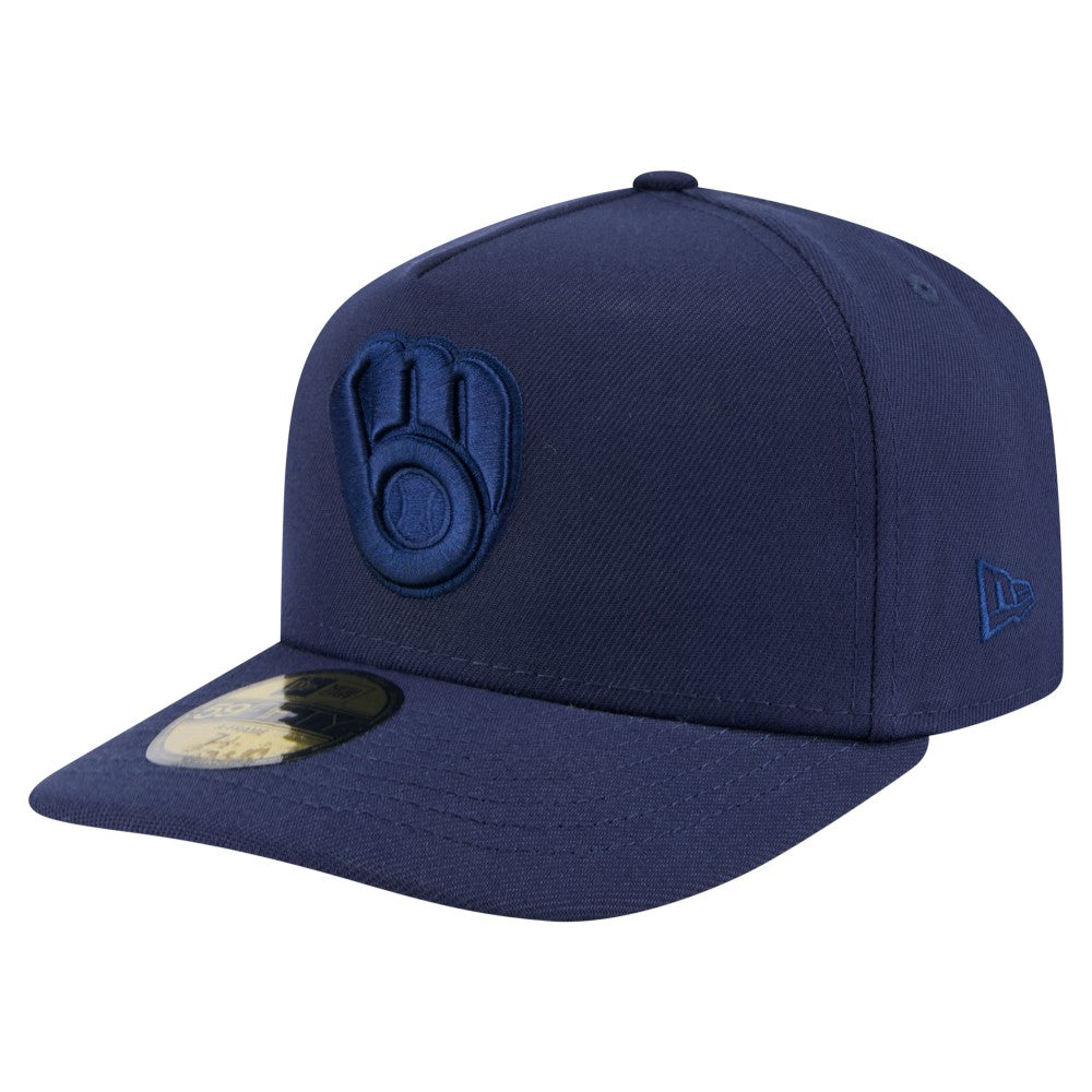 Milwaukee Brewers New Era Color Pack A-Frame 59FIFTY Fitted Hat - MLB Hats