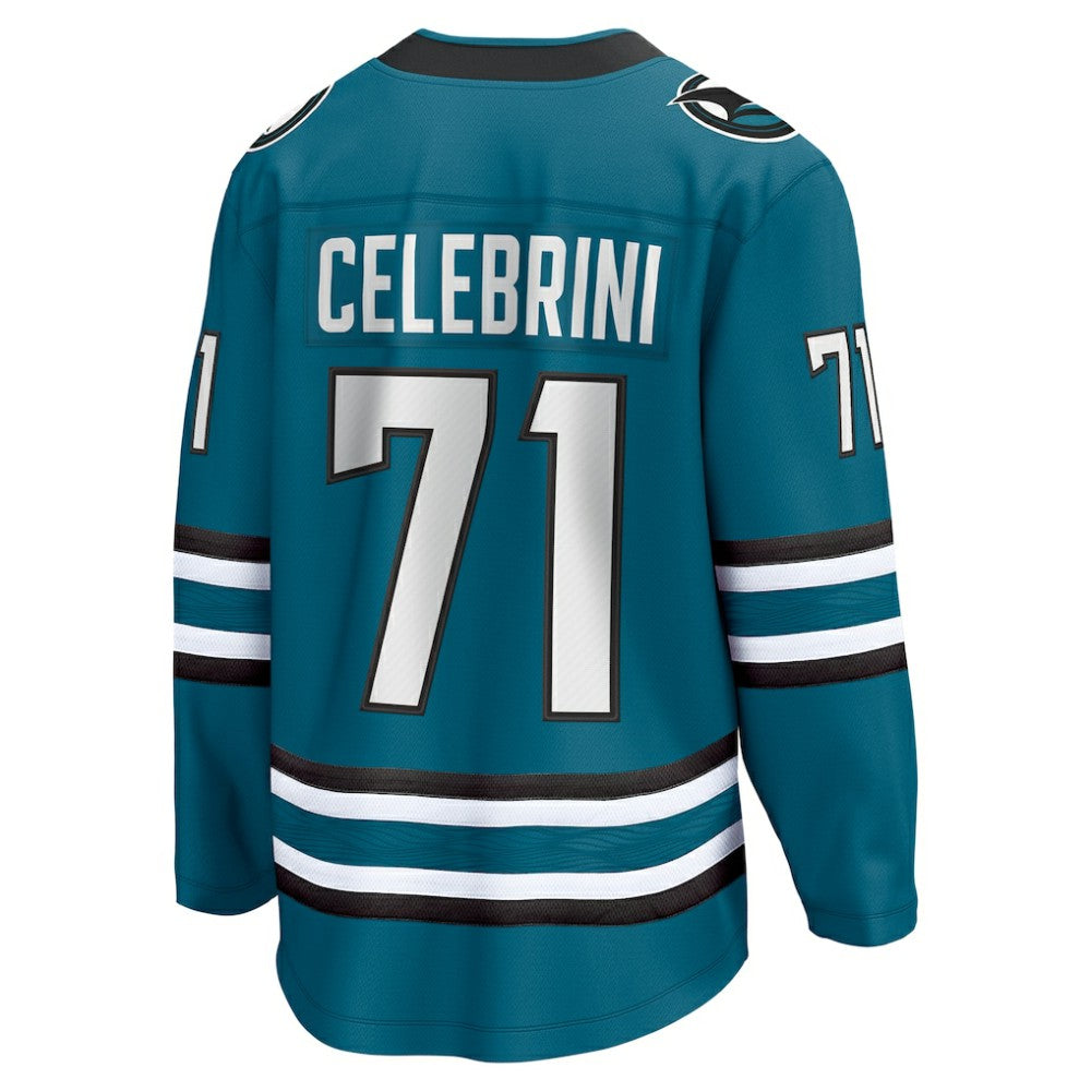 Macklin Celebrini San Jose Sharks Fanatics Home Breakaway Jersey – Teal -  NHL Jerseys